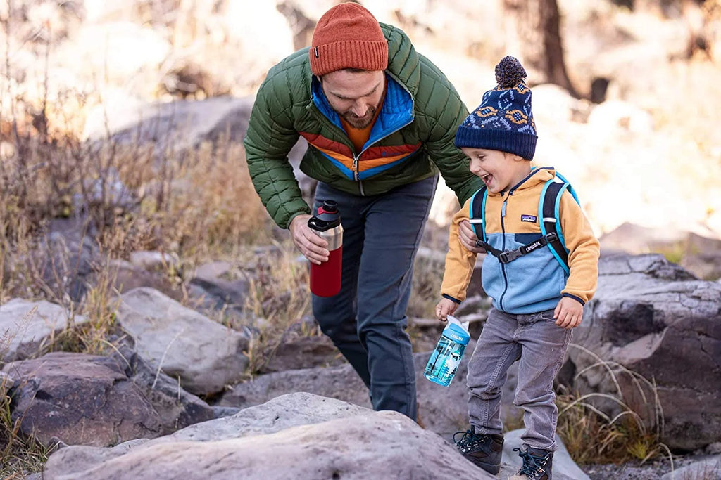 Kids Water Bottle with Big Bite Valve, BPA-Free U297352