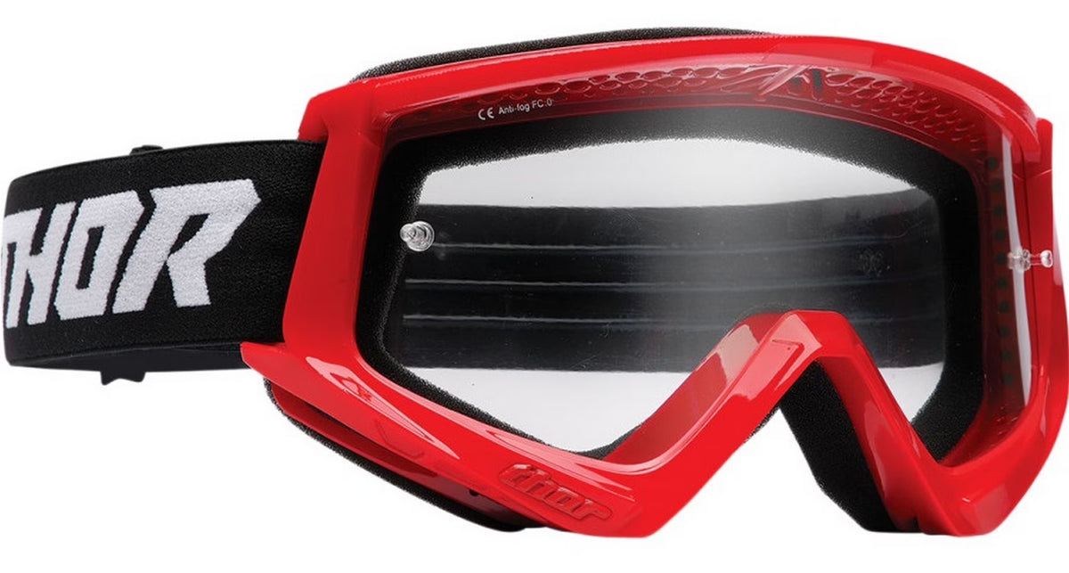 Red/Black MX Offroad Goggles with Clear Lens W907553