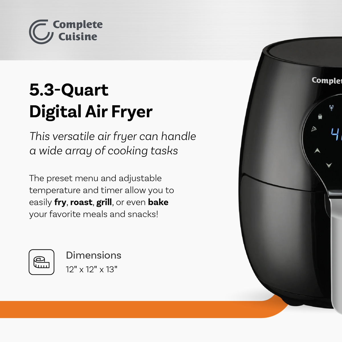 5.3-Quart Digital Air Fryer H117845