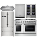 48 In. Gas Range 5 Piece Kitchen Bundle N8791