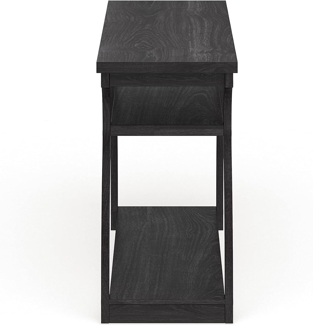 Black 2-Shelf Console Table J1459