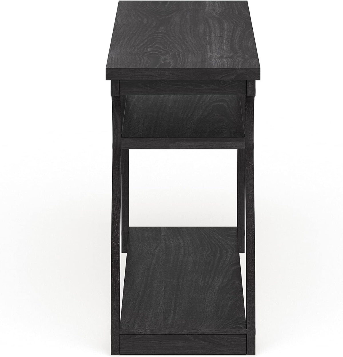 Black 2-Shelf Console Table J1459