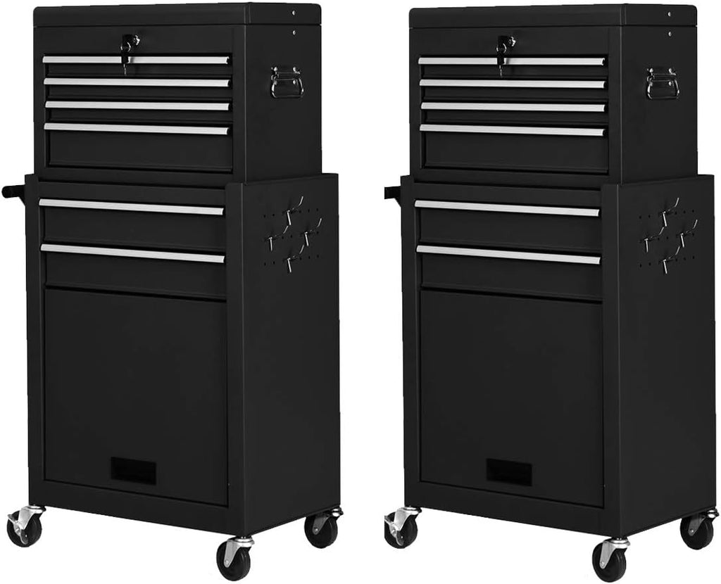 6-Drawer Rolling Tool Chest Set of 2 I68601