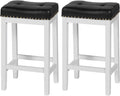 Set of 2 PU Leather Bar Stools K2158