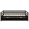 Black Twin Daybed with Trundle M4037