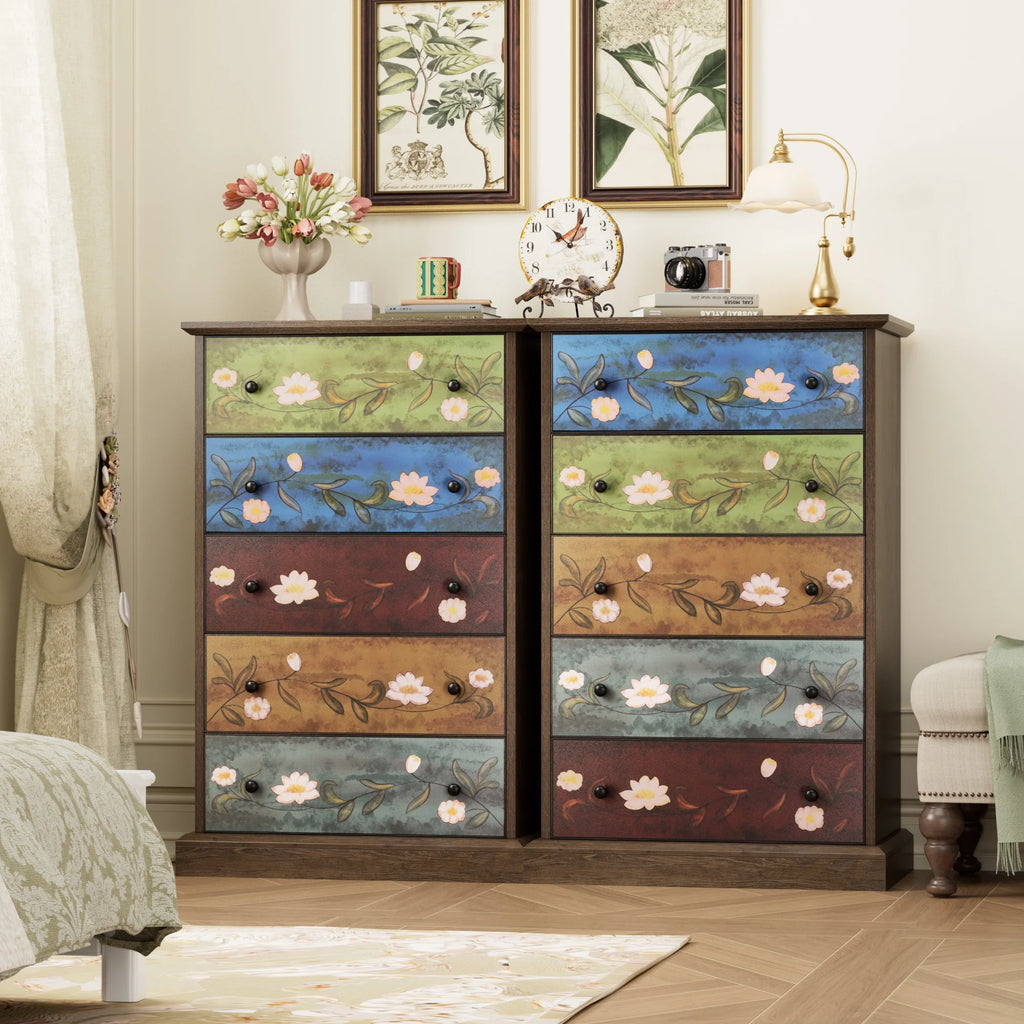 5 Drawer Wood Dresser A56697