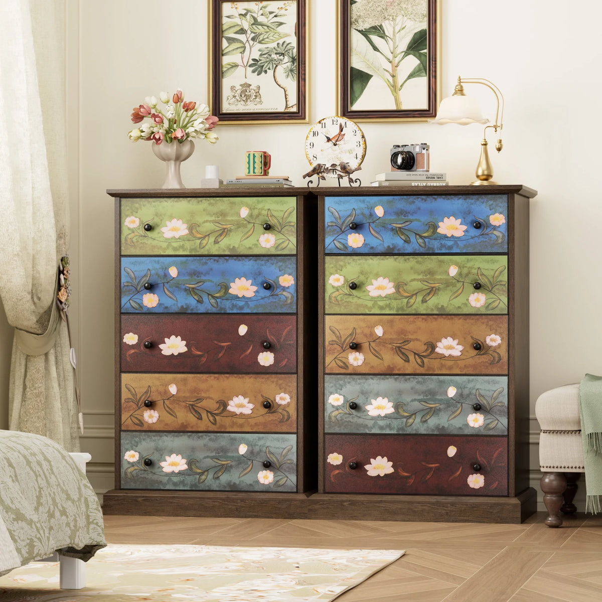 5 Drawer Wood Dresser A56697
