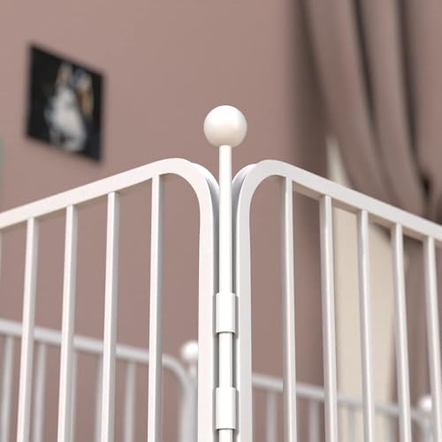 White Heavy Duty Dog Playpen P50974