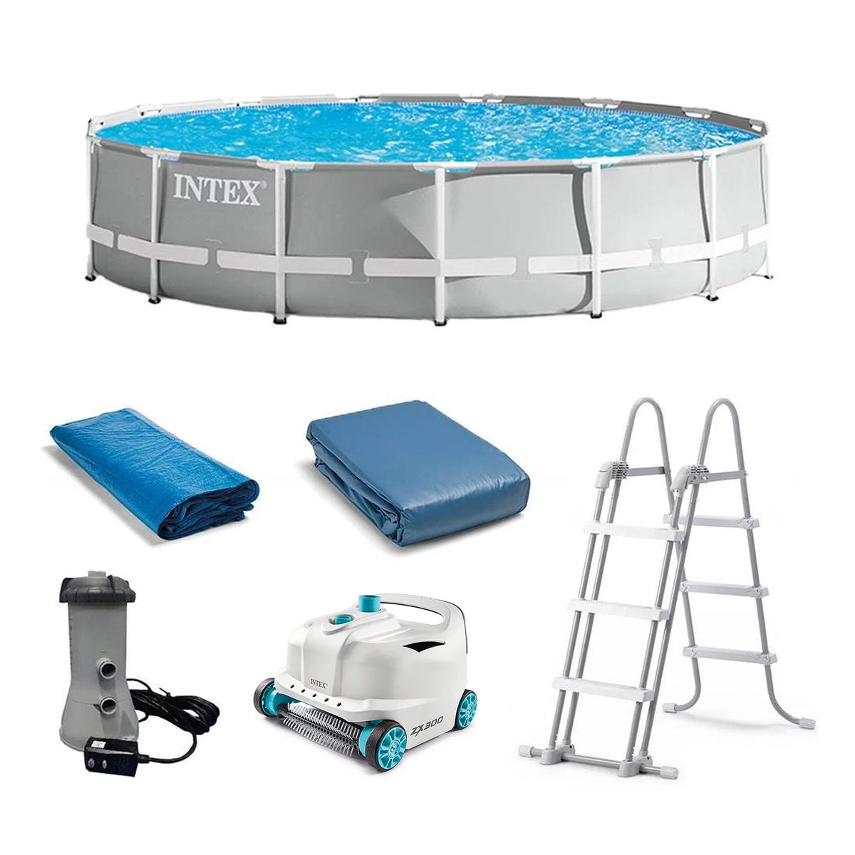 15ft x 42in Prism Frame Above Ground Swimming Pool Set X94743