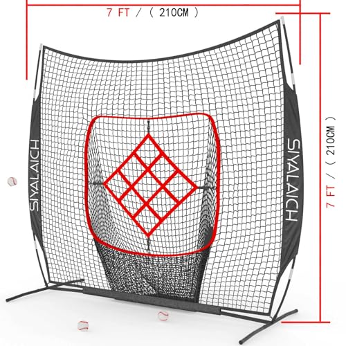 7 x 7 ft Baseball & Softball Hitting Net E957379