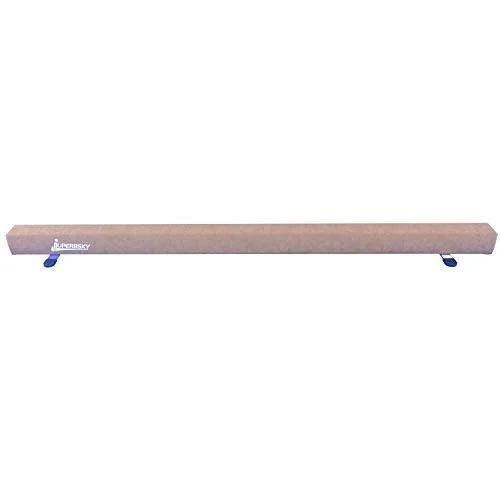 Tan Suede Wood Balance Beam 8-Feet D94056
