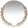 Gold Round Wall Mirror E450216