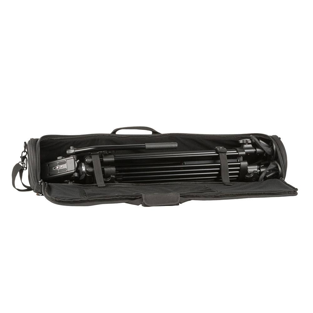 2 Stage Aluminum Tripod with Fluid Pan / Tilt Head L206
