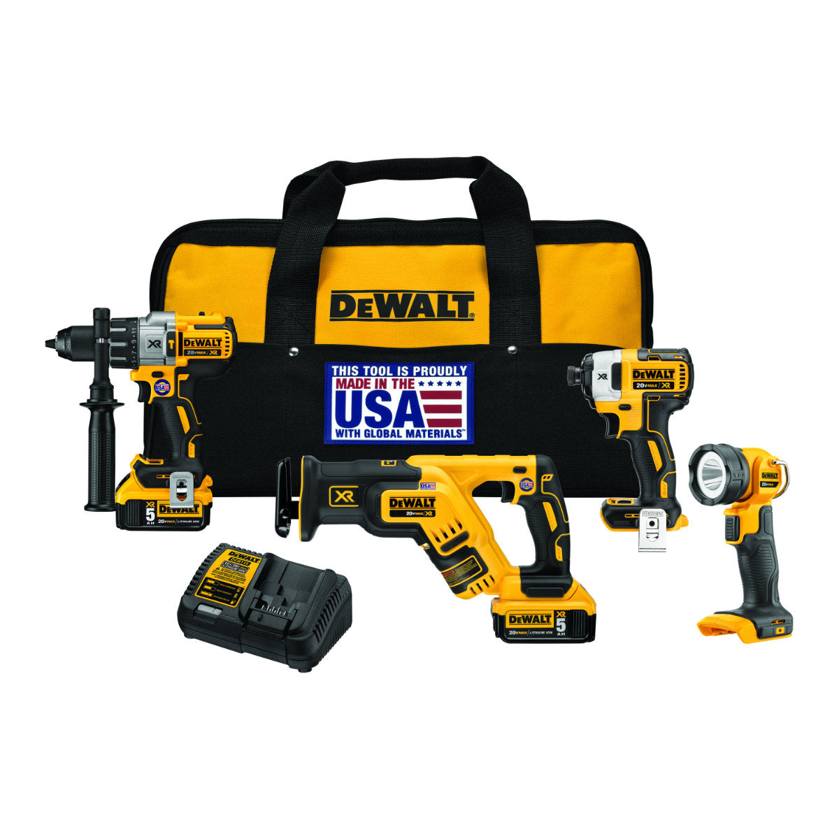 20V MAX* XR Lithium Ion 4-Tool Combo Kit G7651