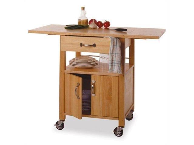 Drop-Leaf Kitchen Cart J194