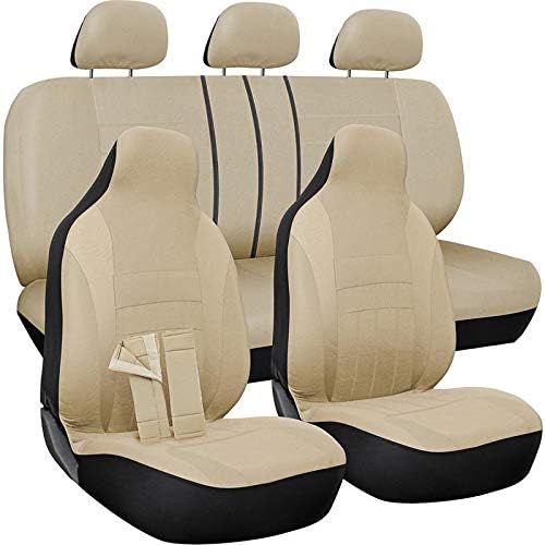 Poly Cloth Car Seat Cover 10 pc Set C3183