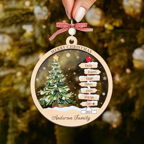 Christmas Family Ornament V102