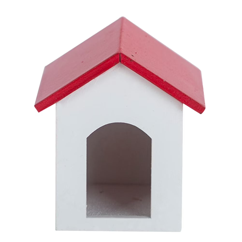 Wooden Hut Cage Model House Furniture Accessory P73307