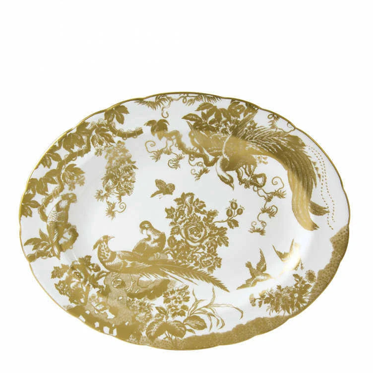 Gold Aves Medium Platter J364150