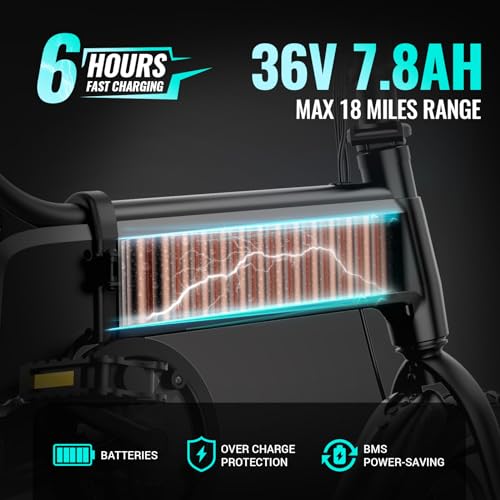 Foldable Electric Bike 14" Pneumatic Tires H514247