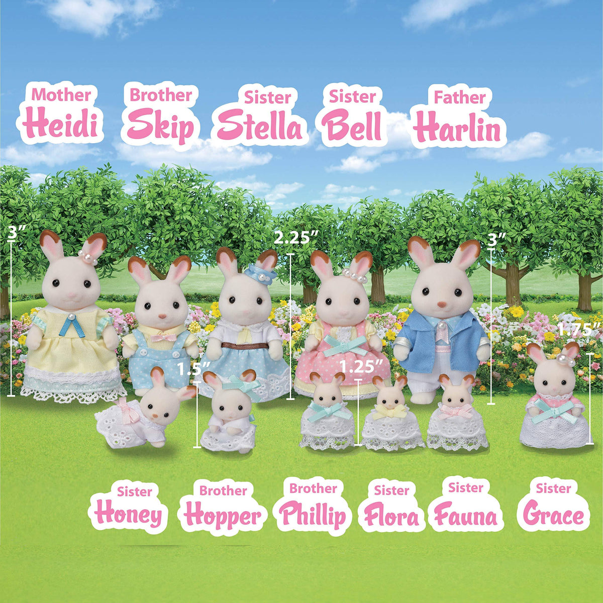 Hopscotch Rabbit Family Celebration Set A575630