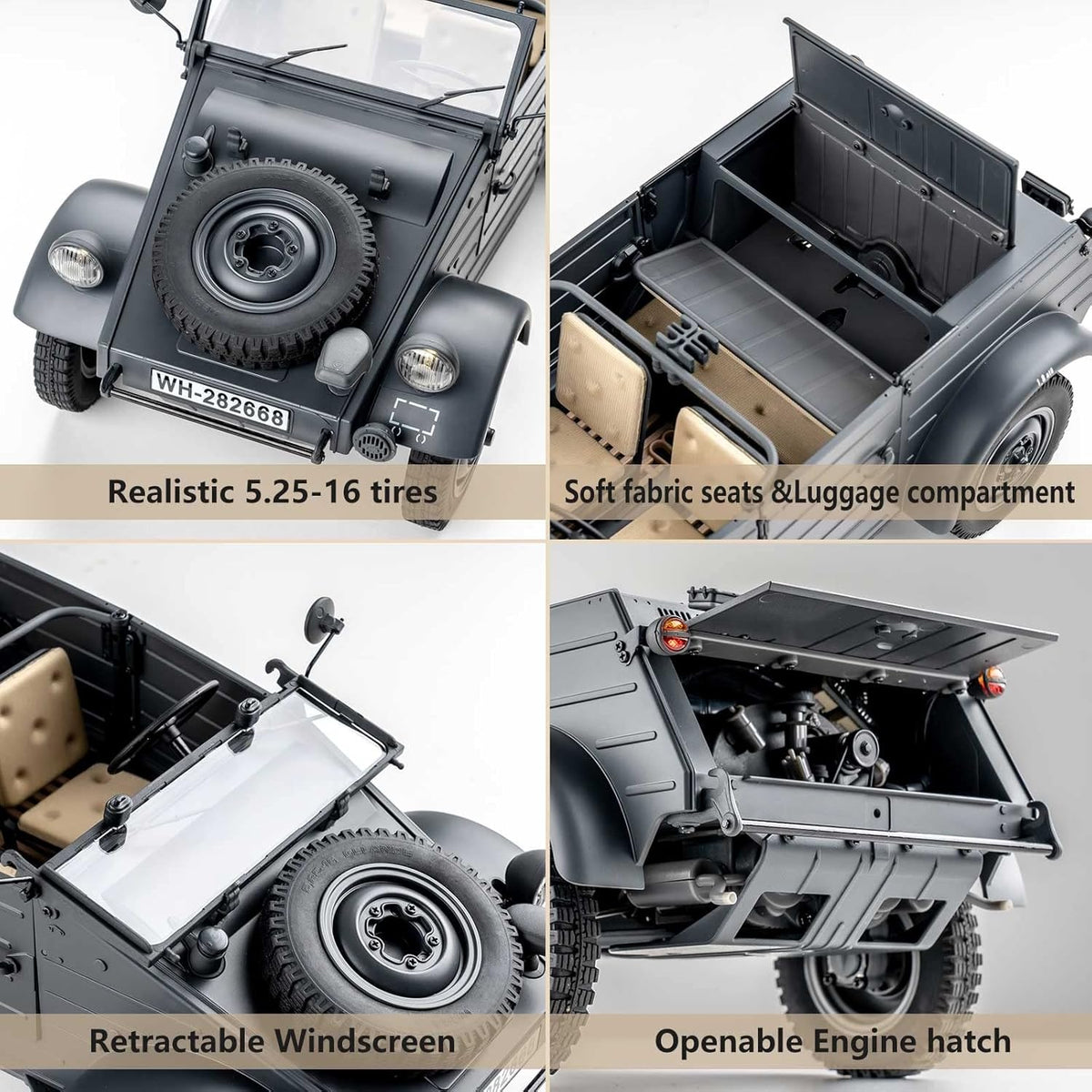 1/12 Kubelwagen Type 82 RC Rock Crawler O973389