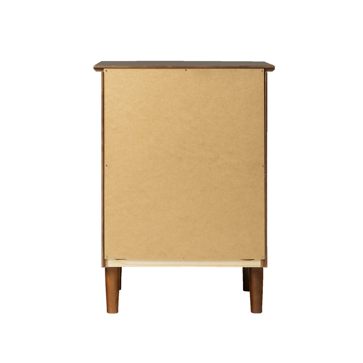 Walnut 3-Drawer Nightstand P162