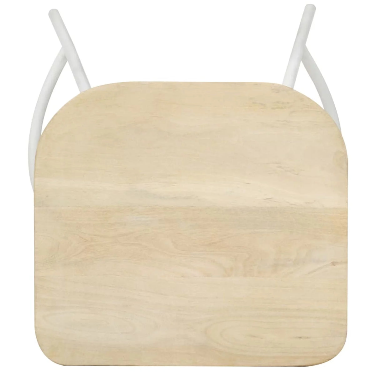 4 Piece Mango Wood Bar Stools with Footrest L4231