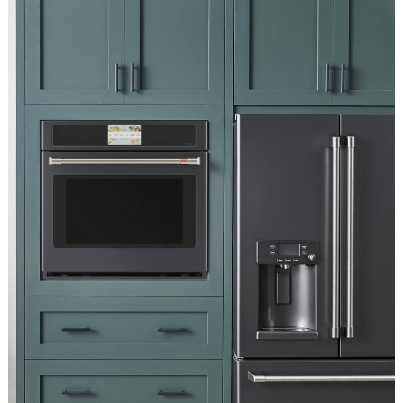 30 in. Smart Single Electric Wall Oven with Convection and Self Clean in Matte Black R430