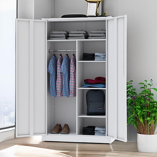 Metal Storage Cabinet with Lock Door U375783