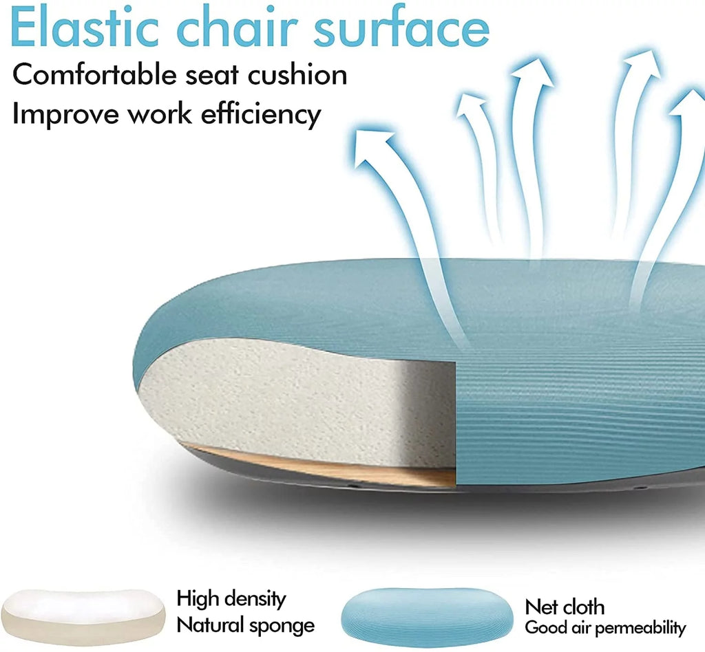 Black Ergonomic Office Chair with Lumbar Support V546