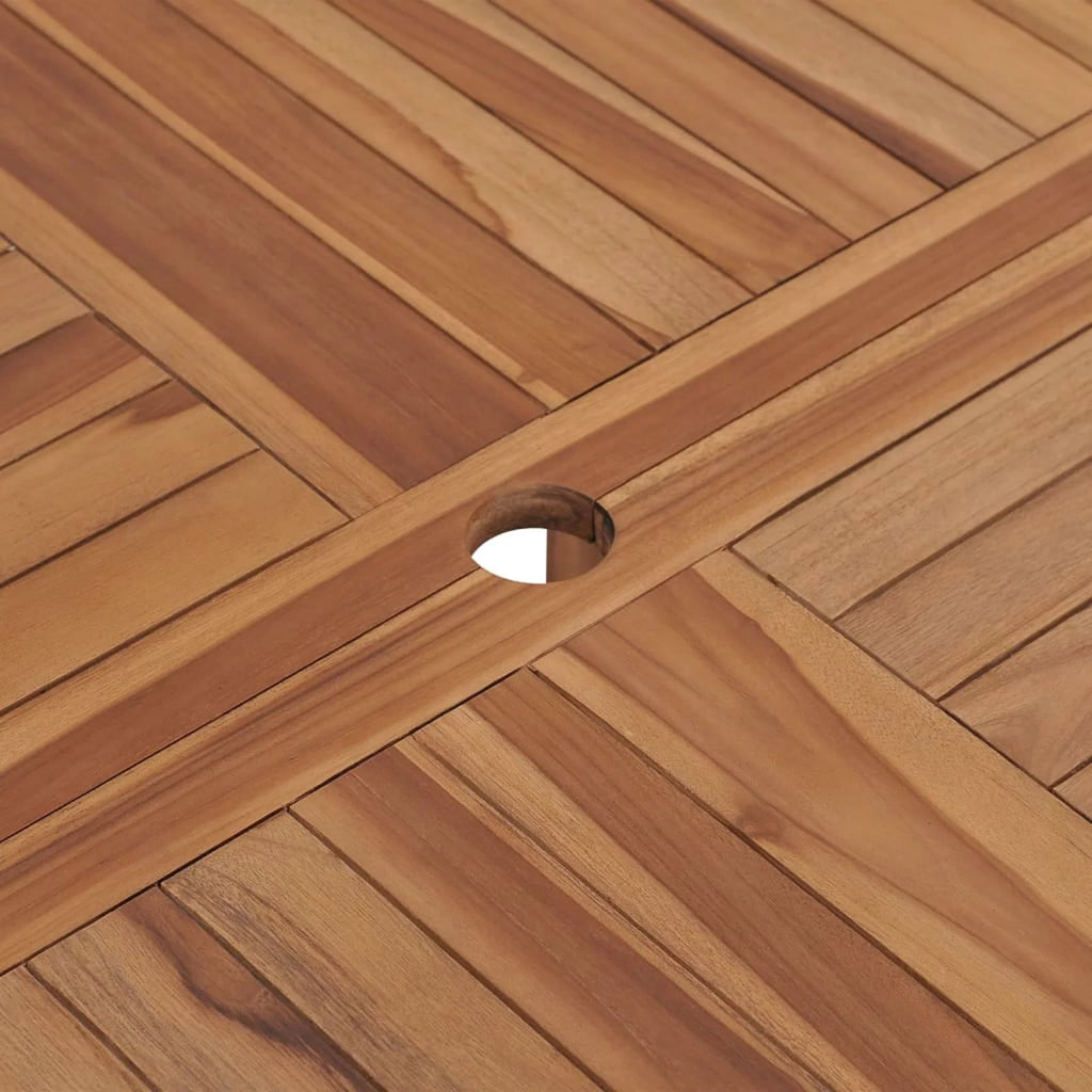 Solid Wood Teak Patio Dining Table E24975