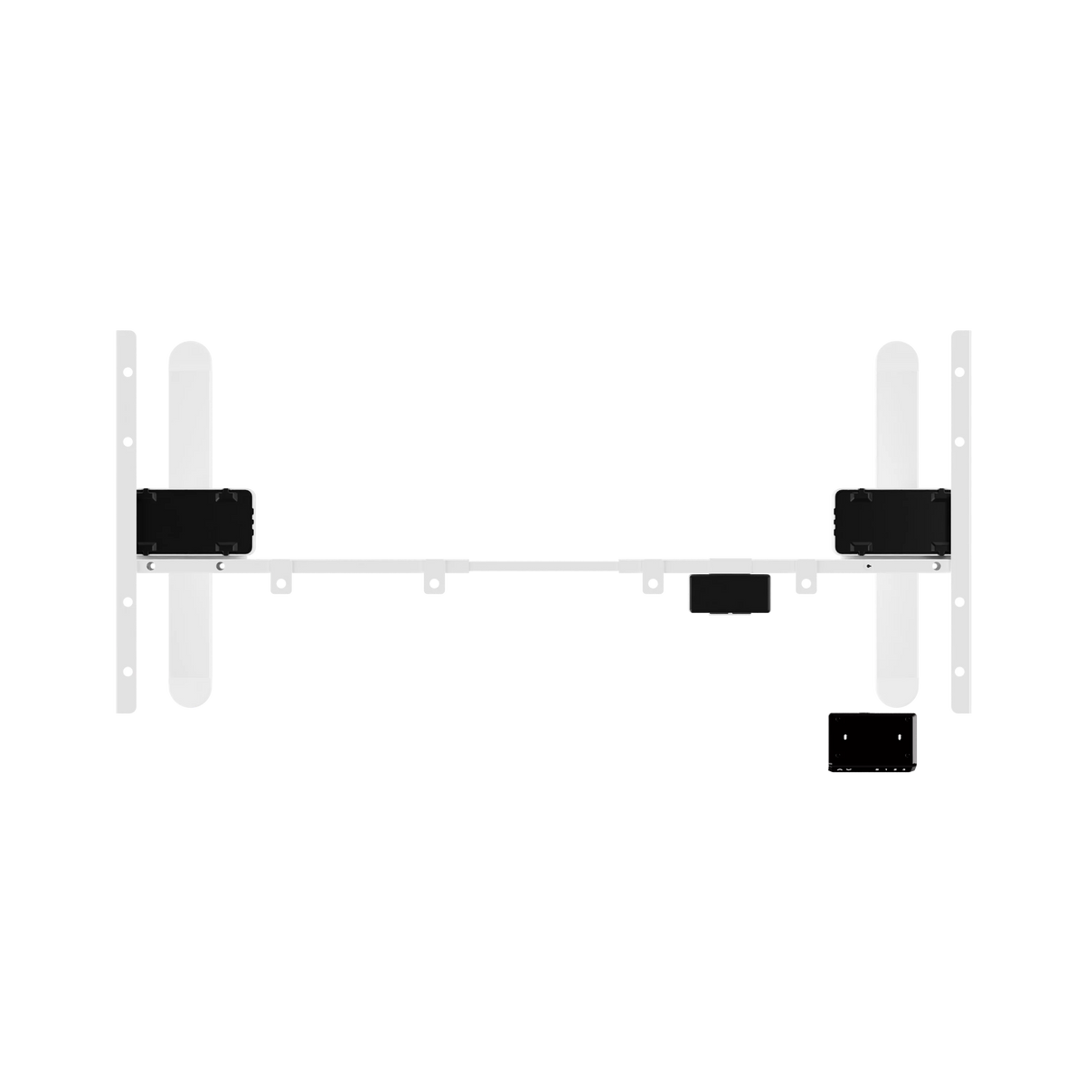 White Electric Stand up Office Desk Frame X229