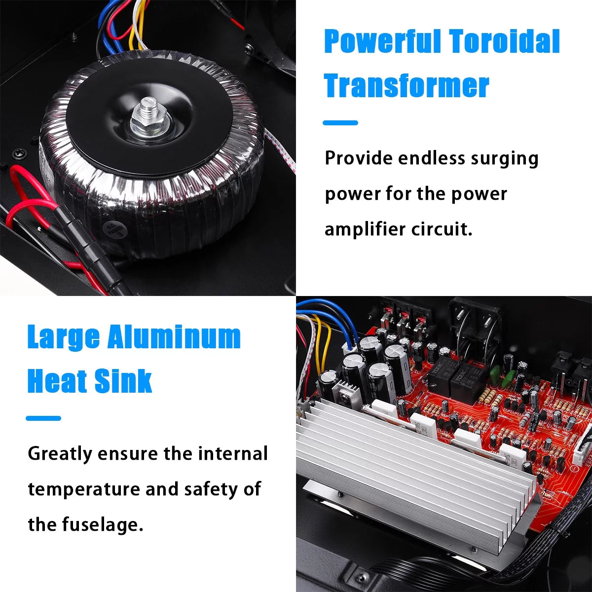 4000W Bluetooth Surround Sound Audio Power Amplifier X79530