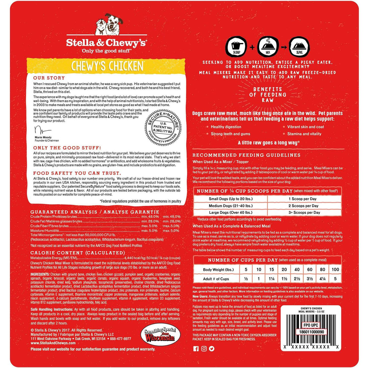 Freeze Dried Chicken Dog Food V74585