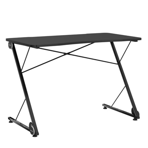 Gaming Computer Desk with LED Lights & Carbon Fiber Surface M22106