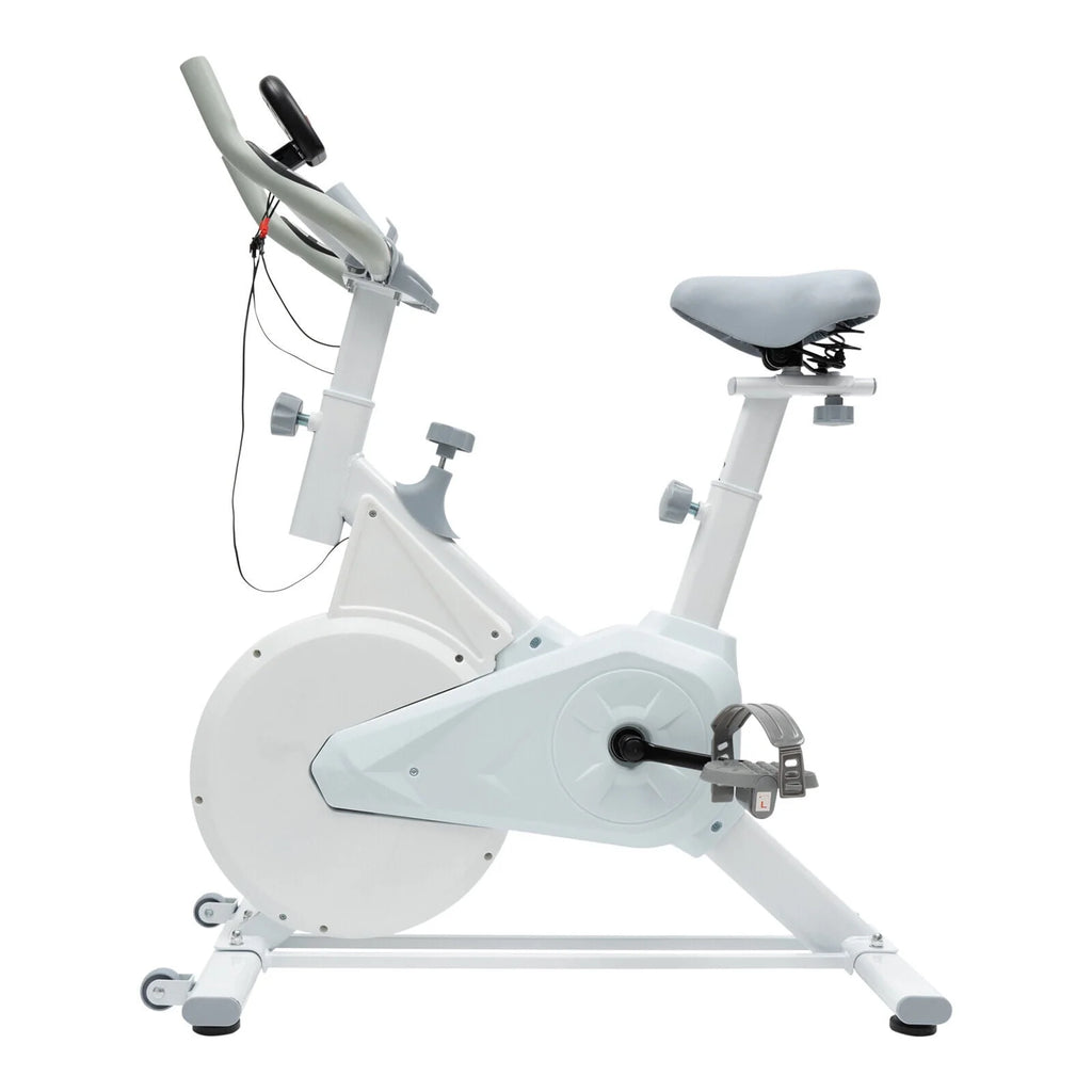 Indoor Cycling Exercise Bike Black U394801