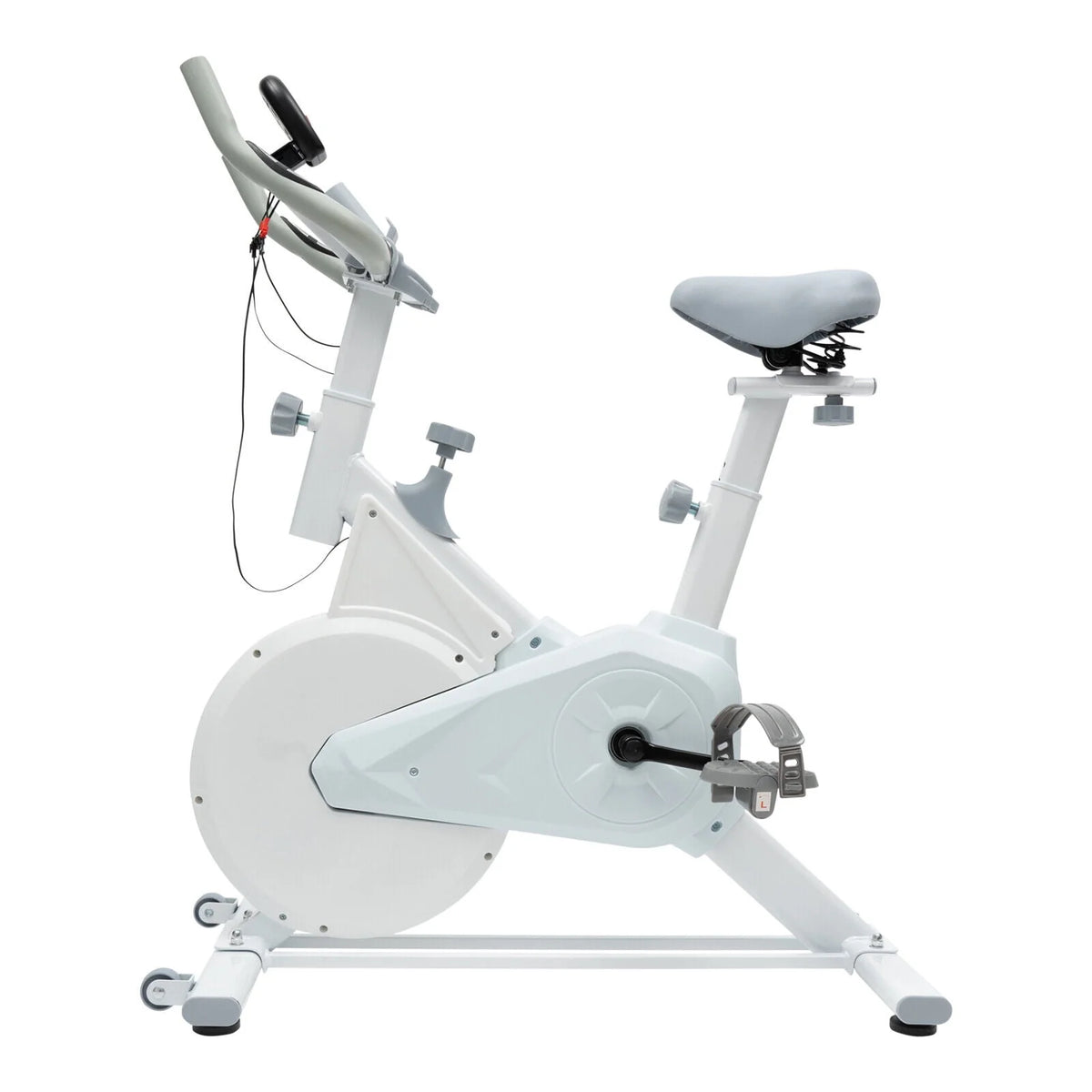 Indoor Cycling Exercise Bike Black U394801