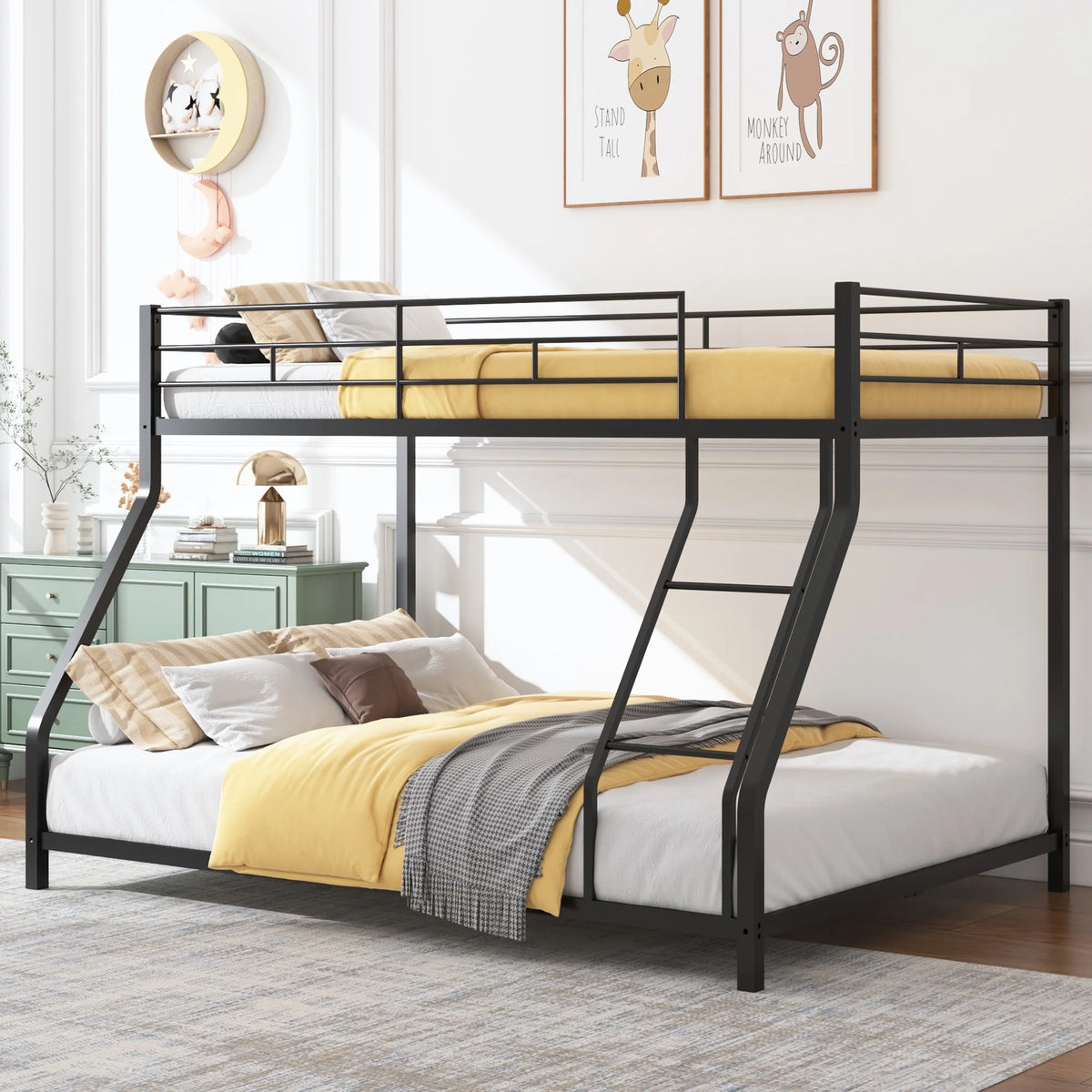 Twin Over Full Heavy-duty Metal Bunk Bed A27314