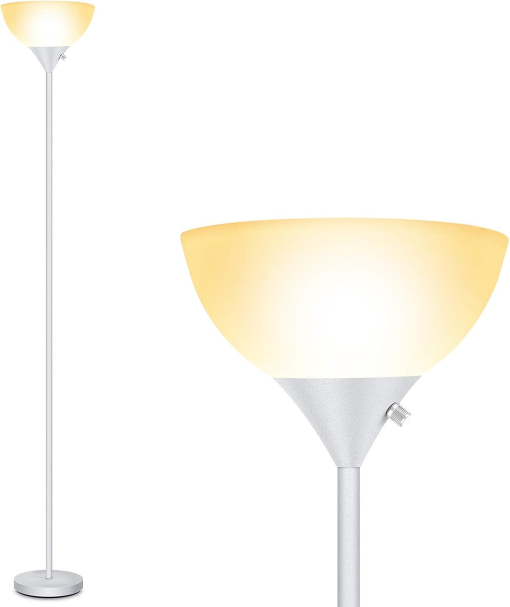 Black 9W LED Torchiere Floor Lamp F181