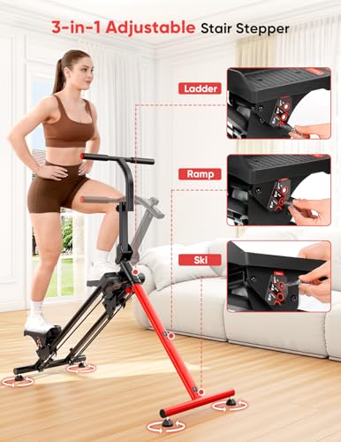Adjustable Folding Stair Stepper with Handlebar F70415