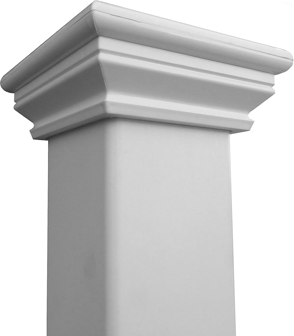 White Mailbox Post Z42096