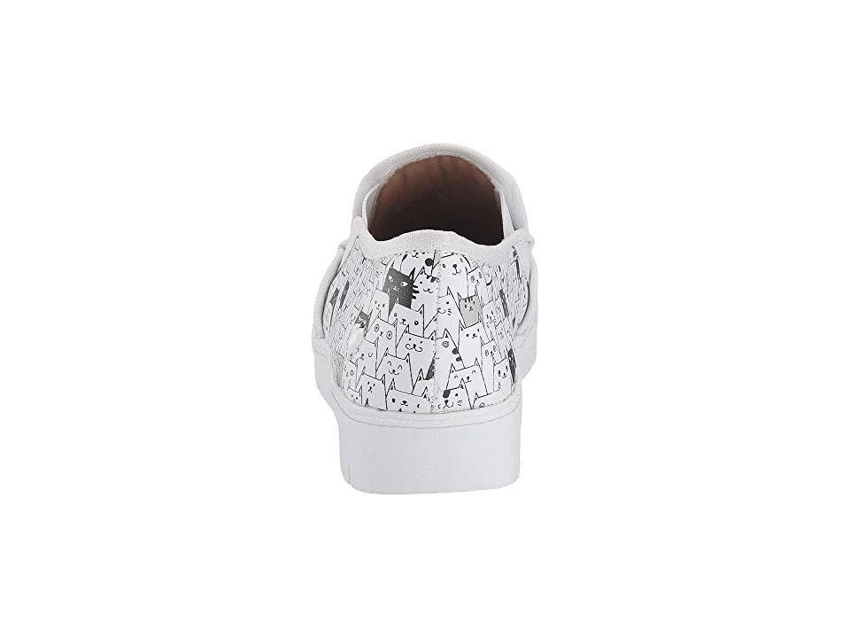 White/Black Cats 8.5 Shoes L6826