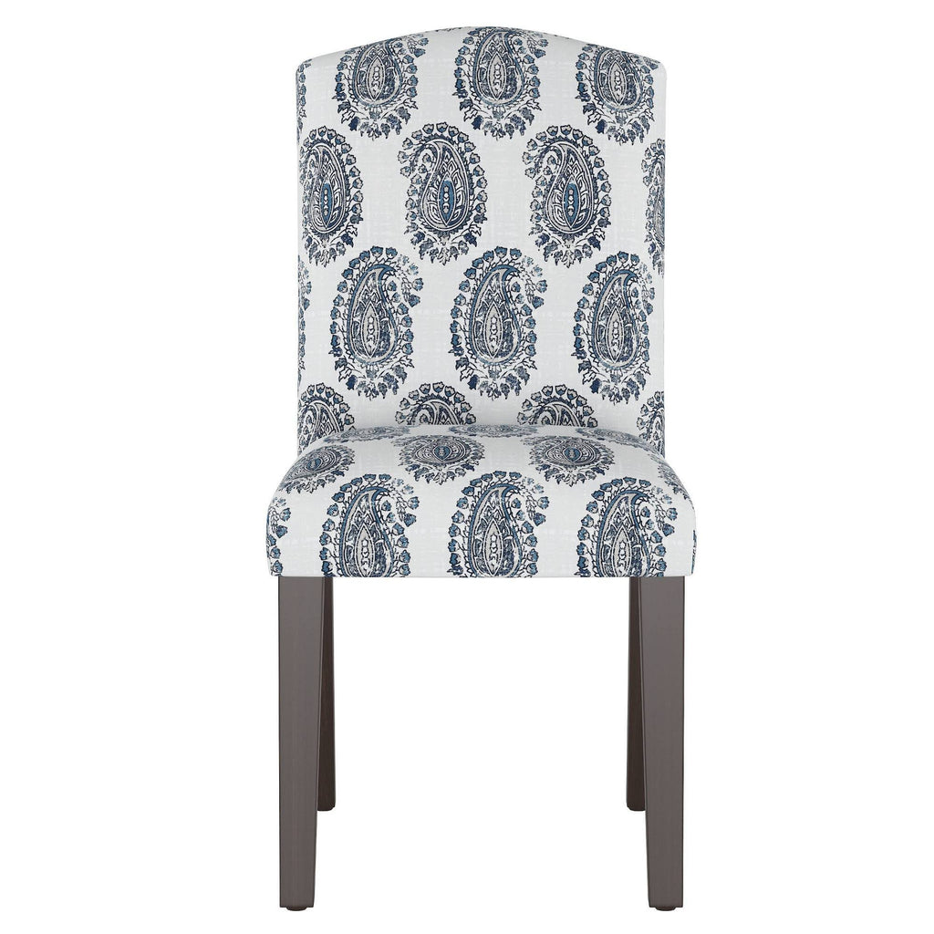 Navy Paisley Dining Chair K198