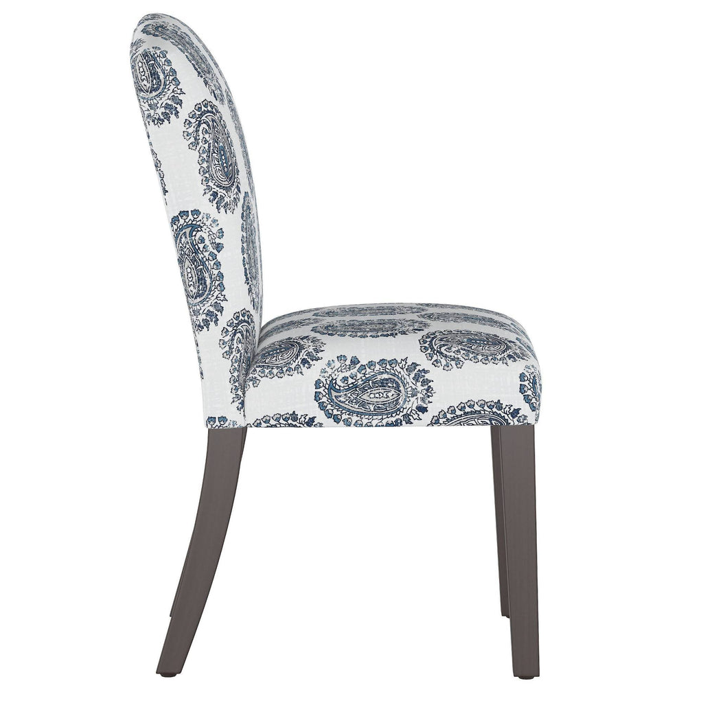 Navy Paisley Dining Chair K198