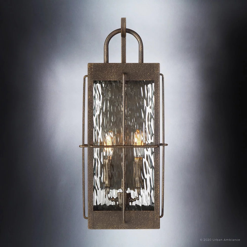 19.00''H x 8.25''W Urban Bronze Outdoor Wall Sconce L39191