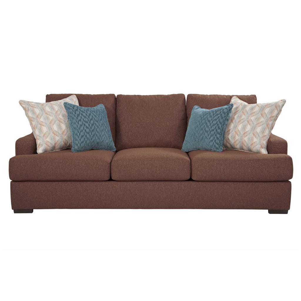 Cinnamon Sloped Track Arm Sofa J2972