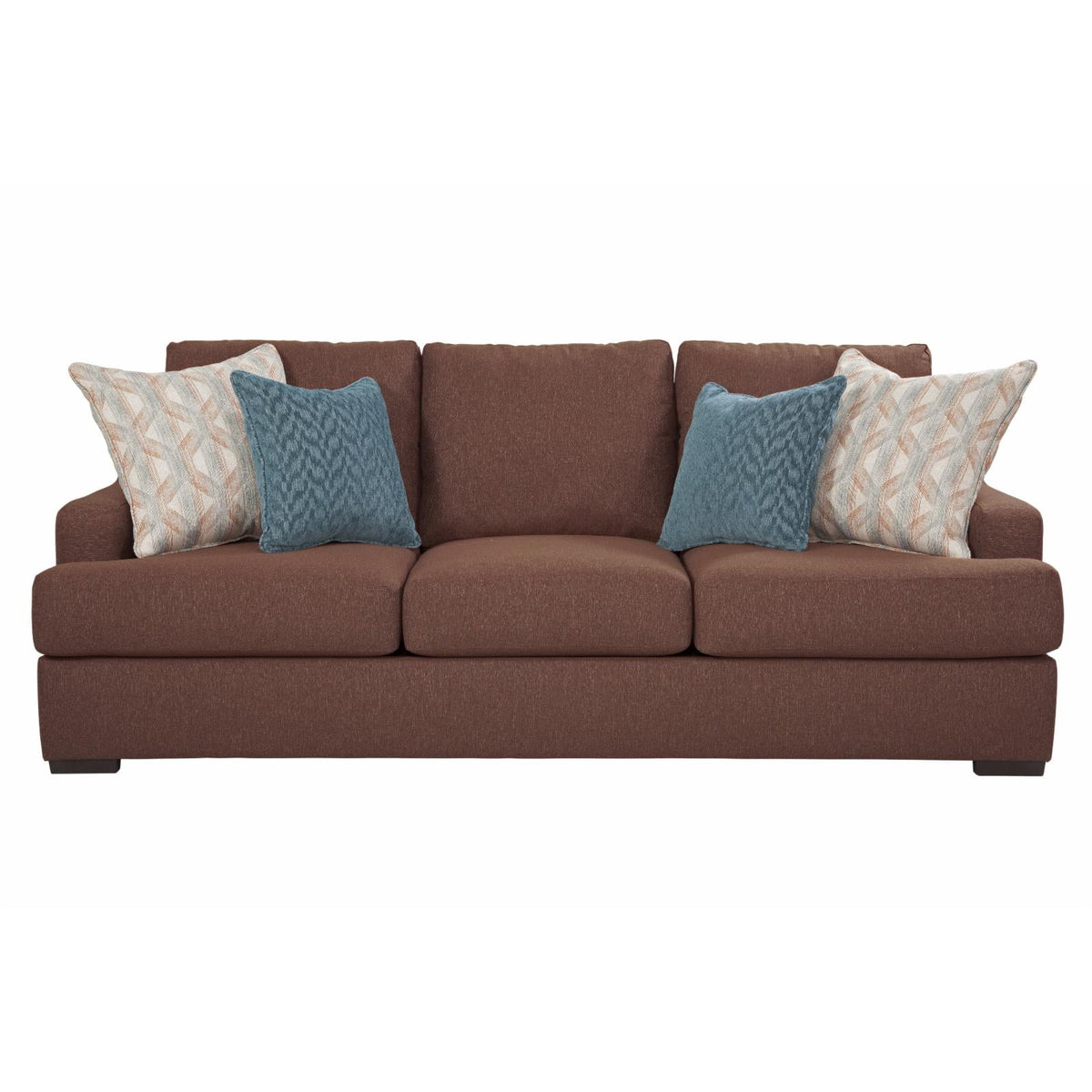 Cinnamon Sloped Track Arm Sofa J2972