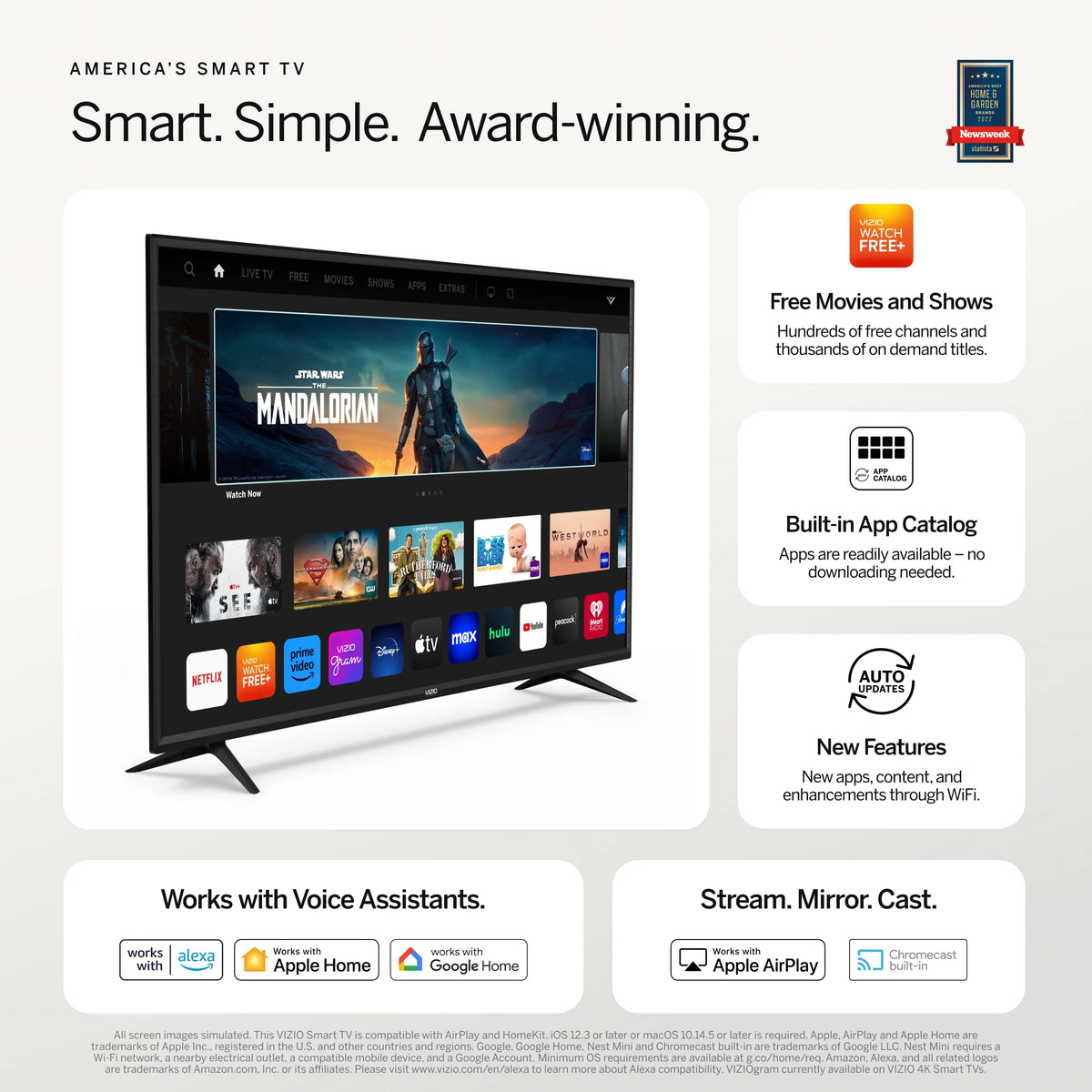 70 Class 4K UHD LED Smart TV F762622