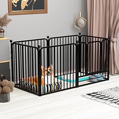 White Heavy Duty Dog Playpen P50974